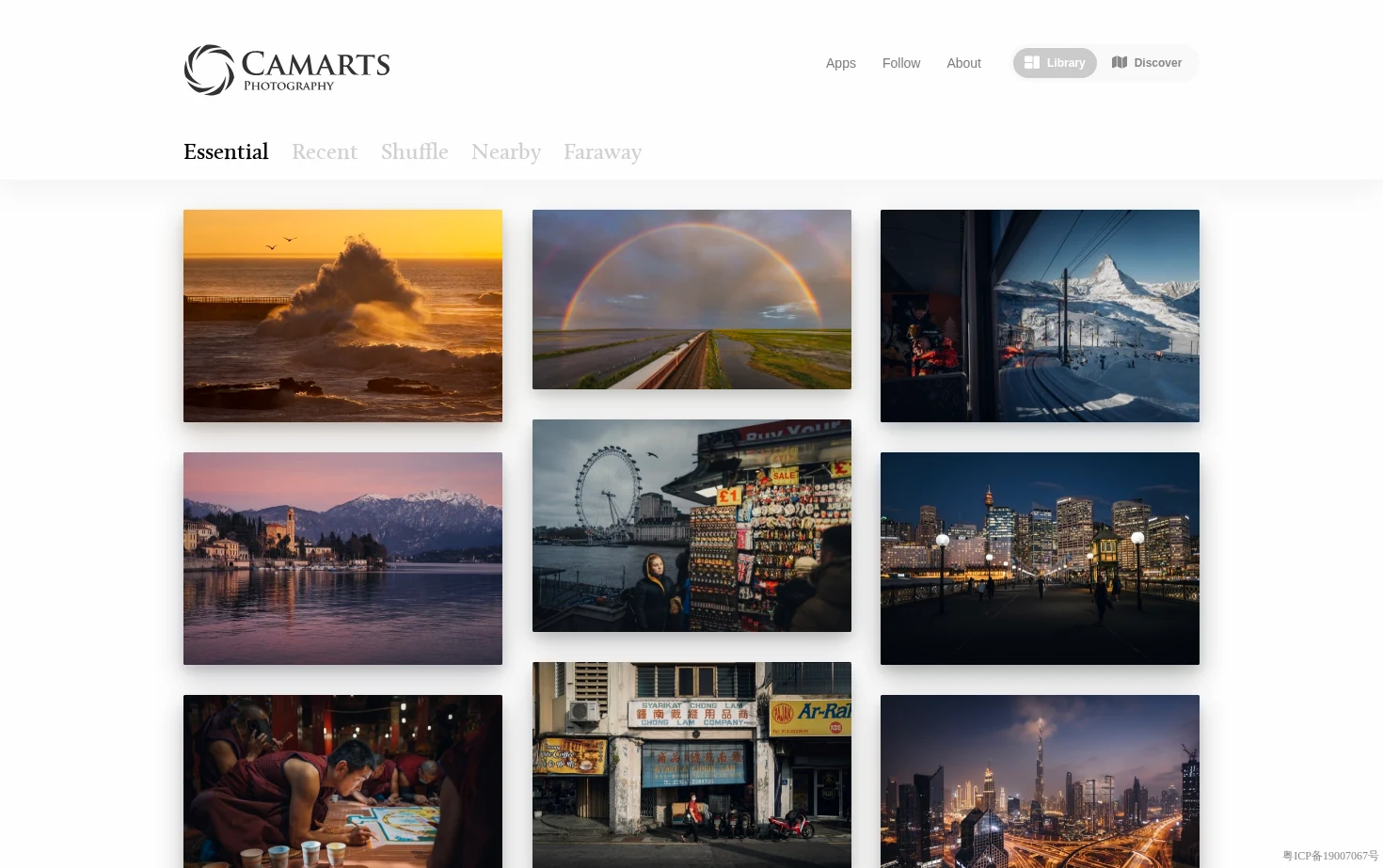Camarts 页面快照